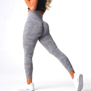 NVGTN Gray High-Waisted Leggings